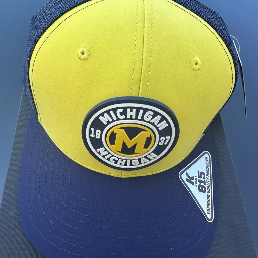 Michigan Yellow and Blue Cap - Picture 3 of 5